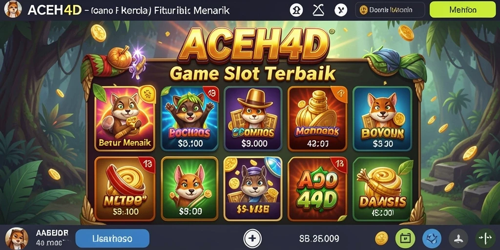 Tangkapan layar gameplay Slot di ACEH4D yang seru dan menarik.