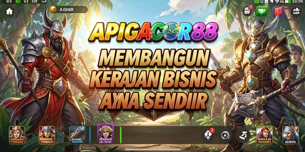 Tampilan gameplay menakjubkan dalam <strong>APIGACOR88</strong> menunjukkan keseruan mengelola bisnis.