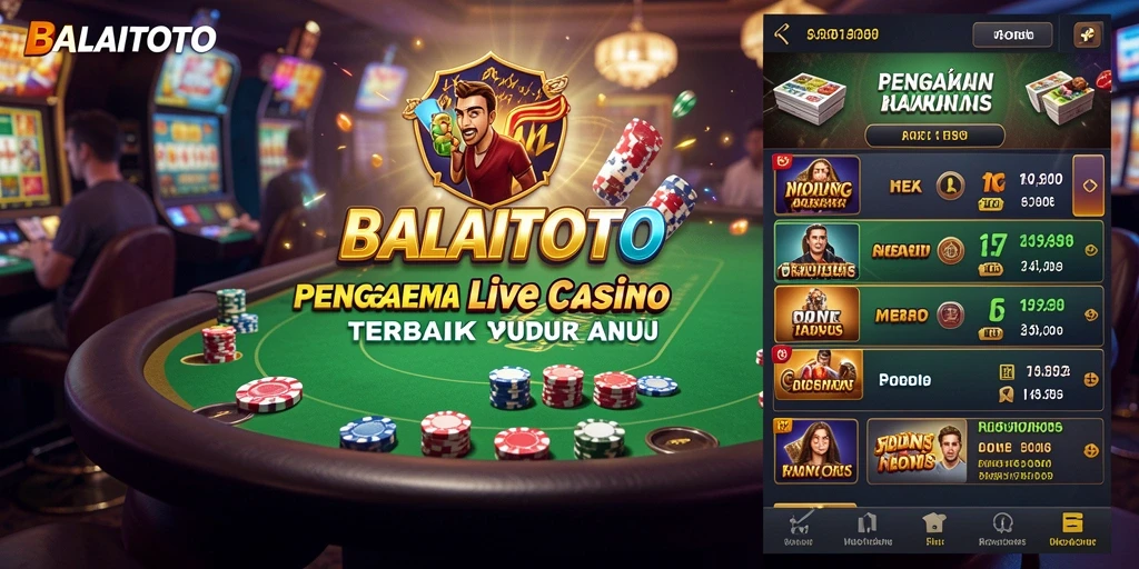 Tampilan menarik gameplay Live Casino di BALAITOTO.