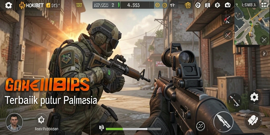 Gameplay HOKIBET menampilkan pertempuran intens dengan grafis luar biasa.