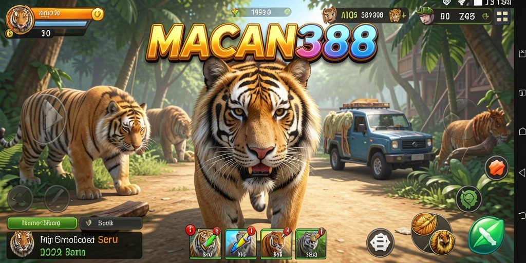 Menampilkan gameplay santai dan seru dari MACAN388.